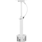 QS204PBW 4-Way Pole Mount Speaker Bracket for QS204W-4 Quadrant Speakers - White
