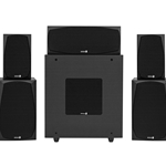 MK602X 5.1 Home Theater Bundle with Low Profile Passive Subwoofer