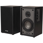 Classic B40A Powered Bookshelf Speaker Pair Black