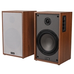 Classic B65A Powered Bookshelf Speaker Pair Wood