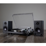 M4 Powered Monitor and Turntable Bundle Black