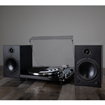 M6 Powered Monitor and Turntable Bundle Black