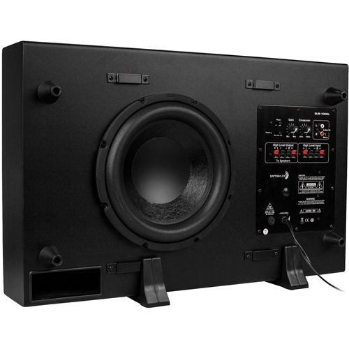 Dayton Audio SUB-1000L 10 100 Watt Low-Profile Powered Subwoofer