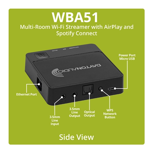Streamer Audio Hi-Fi Majority Robinson 2 – Radio DAB+, Internet, WiFi, Bluetooth, Spotify Connect, Con Display A Colori