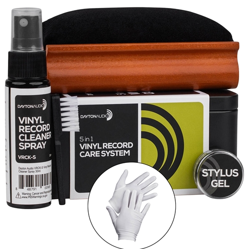 Retro Musique Complete Vinyl Record Cleaning Kit, housed in a retro