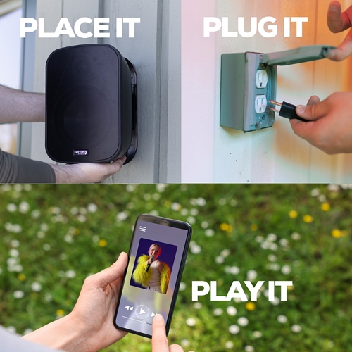 Dayton Audio - IO65XP Bluetooth 80 Watt Outdoor Installation