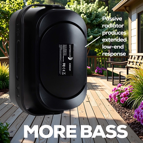 Dayton Audio - IO65XP Bluetooth 80 Watt Outdoor Installation