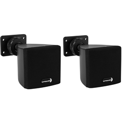 SAT3B 3" Cube Speaker Pair Black