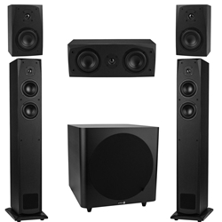MK442T 5.1 Home Theater Bundle 10" Powered Subwoofer