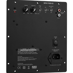 SPA100-D 100 Watt Class-D Subwoofer Plate Amplifier