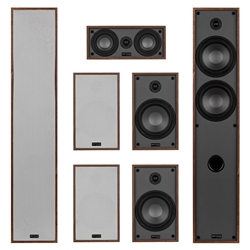 Classic Collection Wood 7 Channel Home Theater Bundle