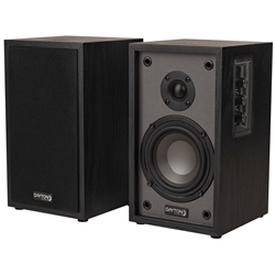 Classic B40A Powered Bookshelf Speaker Pair Black