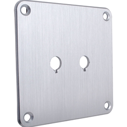 SBPP-SI Binding Post Plate Silver Anodized