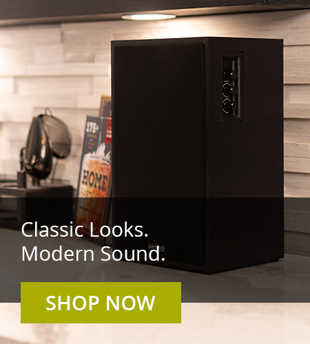 Classic looks. Modern sound. Classic collection speakers.