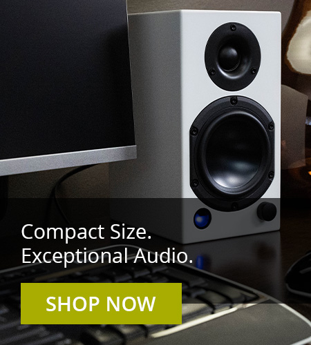 Compact size. Exceptional audio. M Series speakers.